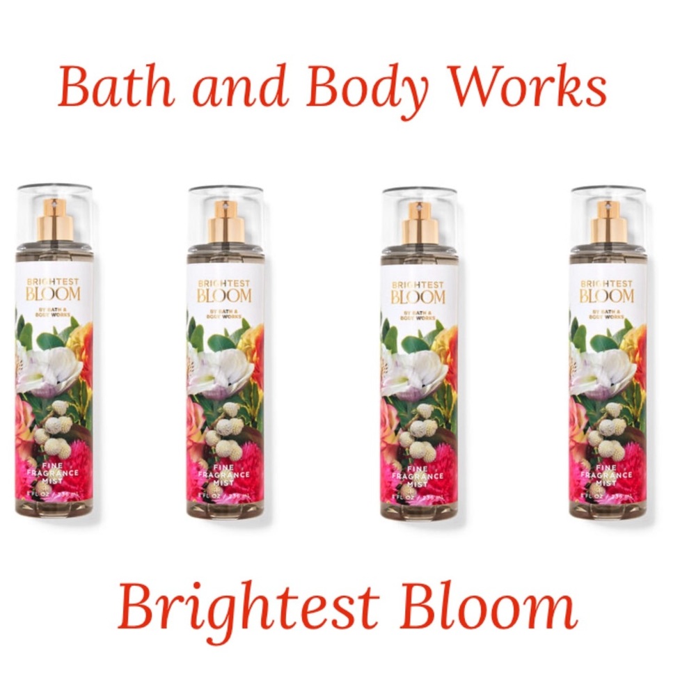 BBW SPRING 2024 Brightest Bloom Fine Fragrance Mist x4